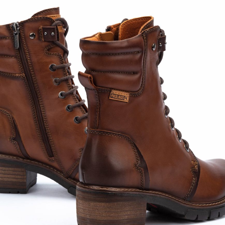 Women's Pikolinos SAN SEBASTIAN Ankle Boots Brown | NZ MQ02793